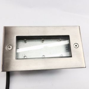 Embutido Pared Fw Led Luz Azul Directo A 220v