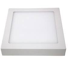 Plafon Panel Led Cuadrado 12w Luz Blanco Calido Oferta!