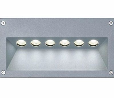 Embutido Lucciola Led Alba Pared 6w Blanco Calido 220v