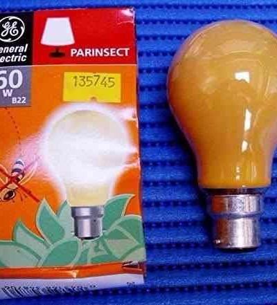 Lampara General Electric Anti Insecto 60w E27 230v