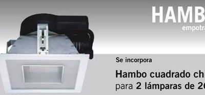 Embutido Idea Hambo Tc-del 2x26w Blanco Mate Grande