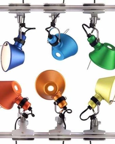 Lampara De Tablero Con Pinza Tipo Tolomeo Apto Led Color