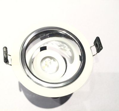 Spot Embutido De Led Antireflex Blanco 4x1w Blanco Calido