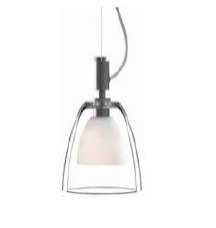 Colgante Idea Flow Tulipa Externa De Cristal Transp Gris