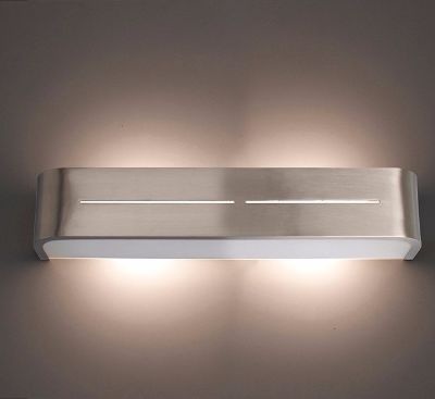 Aplique De Pared Acqualuce Recto X2 E27 Apto Led