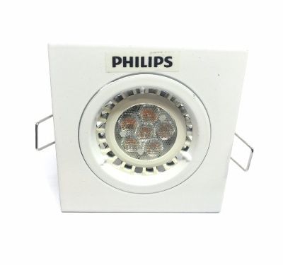 Spot Embutido Philips Cuadrado Blanco Apto Led Gu10 220v