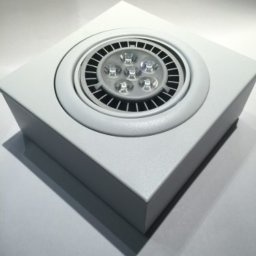 Aplique De Techo Cubo Blanco Para Ar111