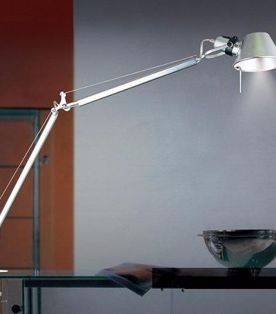 Lampara De Tablero Color Negro Tipo Tolomeo Apto Led