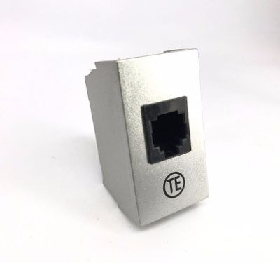 Toma Telefonica Te Sica Americano Rj11 6p 4c Aluminio