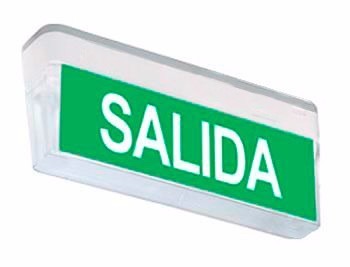 Cartel De Salida 15w Con Luz Directo A 220v Atomlux