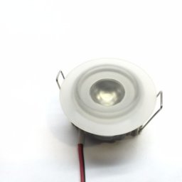 Spot Embutido Led Alta Potencia 1.2w Aro Vidrio Luz Calida