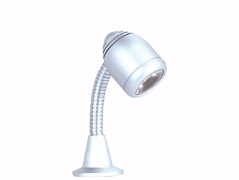 Aplique De Led Mini 1.2w Con Brazo Flexible Blanco Frio