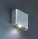 Aplique De Pared Mini Aluminio Led 1.2w Blanco Calido