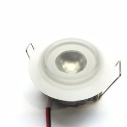 Spot Embutido Led Alta Potencia 1.2w Aro Vidrio Luz Calida