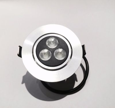 Spot Embutido Tri Led Bolt 3x1w Alta Potencia Blanco Frio