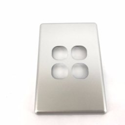 Tapa Tecnova Para 4 Modulos Color Aluminio Sq