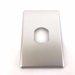 Tapa Tecnova Color Para 1 Toma Aluminio Sq15t-al