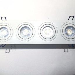 Spot Embutido De Techo Blanco Para Dicroica X4 Apto Led