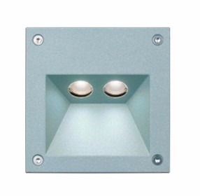 Embutido Lucciola Led Pared 2w Blanco Calido 220v Directo