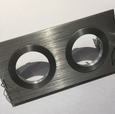 Embutido Rectangular Para Mini Dicro Aluminio