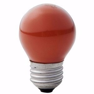 Pack X 80 Lampara Gota General Electric Color Rojo 25w E27