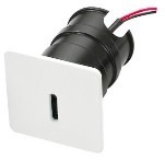 Embutido Led De Pared 1w Blanco Calido Completo! Cuadrado