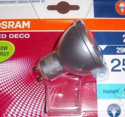 Lampara Dicroica Led 2w Osram Luz Fria Parathom Deco Gu10