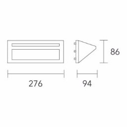 Aplique De Pared Lucciola Queen Bidireccional E27 Apto Led